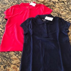NWT Children’s Place Girls Uniform Polos